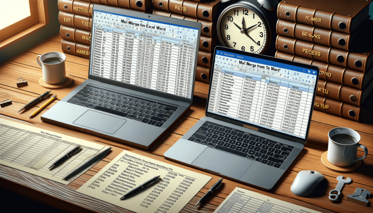 How to Mail Merge from Excel to Word