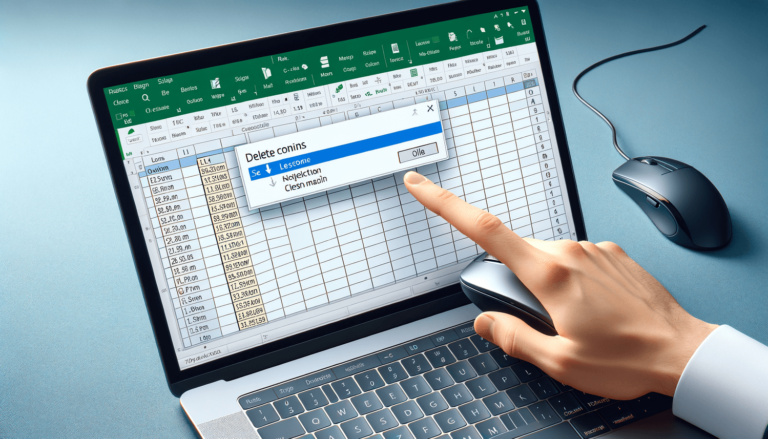How to Delete Columns in Excel