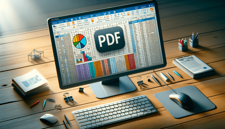 How to Save an Excel File as a PDF