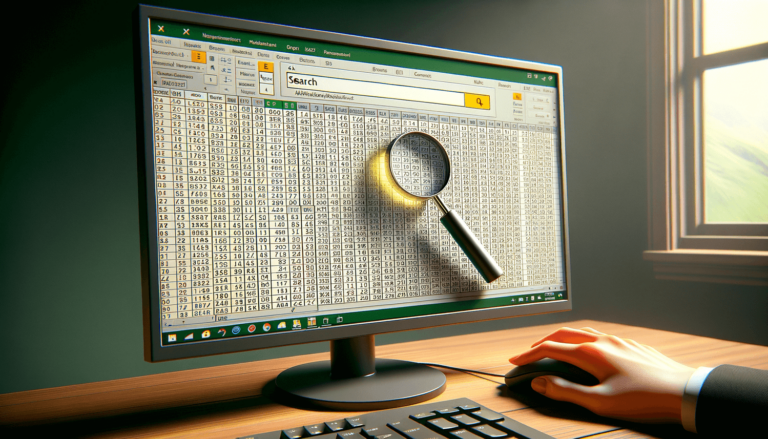 How to Search on Excel