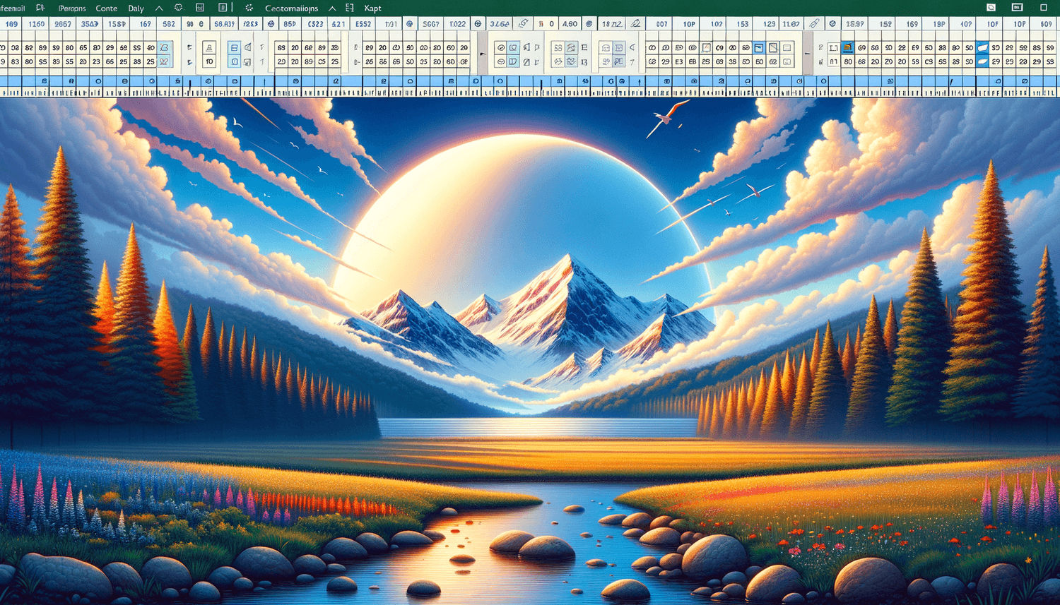 how to add a background border in excel