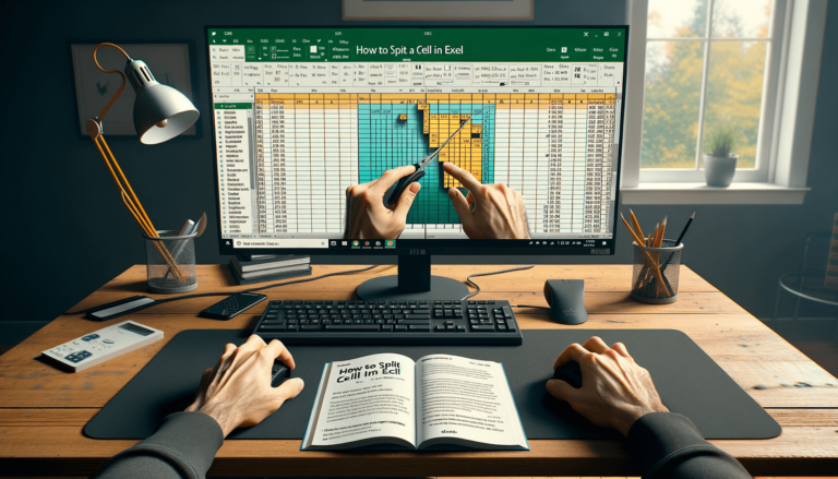 How to Split a Cell in Excel