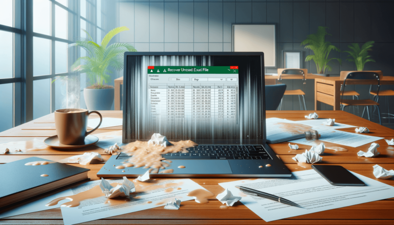 How to Recover Unsaved Excel File