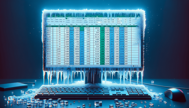 How to Freeze Cells in Excel