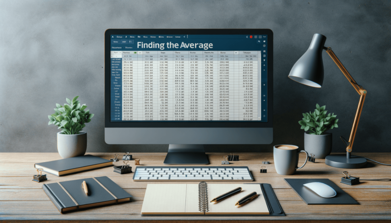 How to Find the Average in Excel