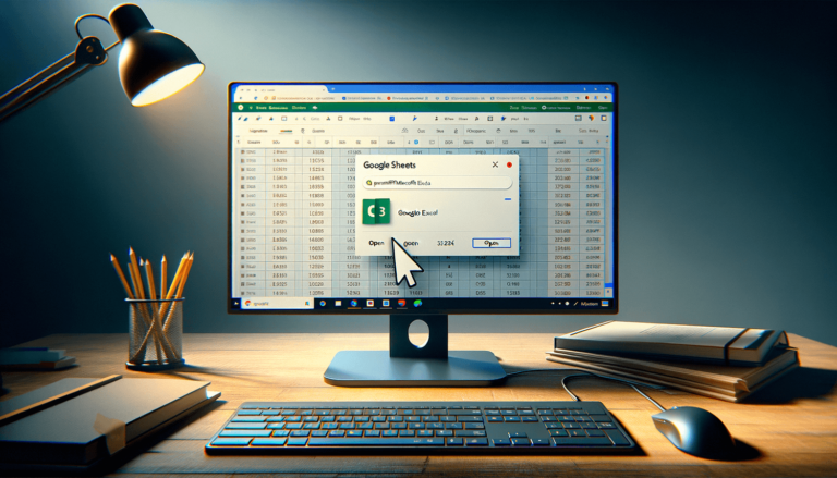 How to Open an Excel File in Google Sheets