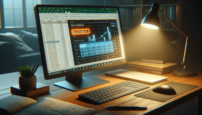 How to Use Quick Analysis Tool in Excel