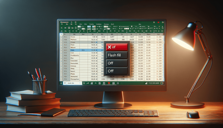 How to Turn Off Flash Fill in Excel