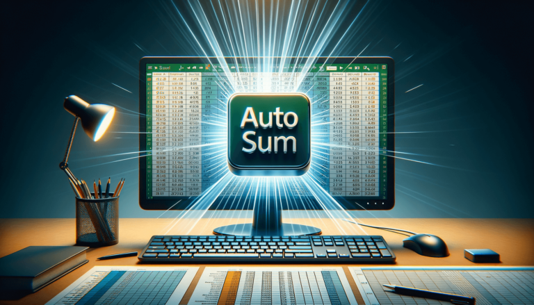 Where Is the Autosum Button in Excel?