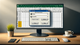 How to Hide Filter Buttons in Excel