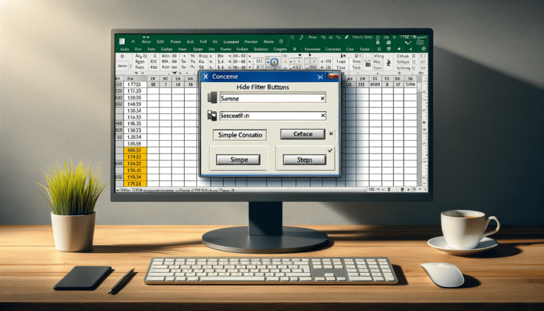 How to Hide Filter Buttons in Excel