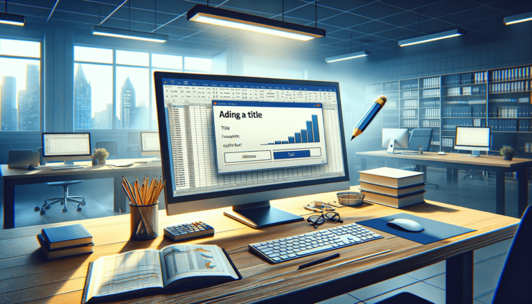 How to Add a Title to a Chart in Excel