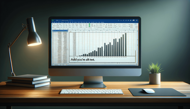 How to Add Alt Text to a Chart in Excel